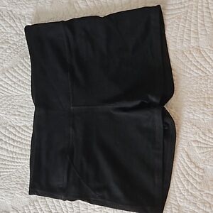 Black spandex shorts